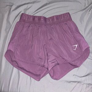 Pink gymshark training shorts
